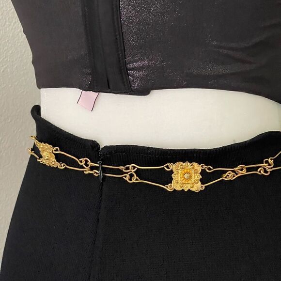 ST.JHON by Marie gray black maxi skirt size 6 - Picture 8 of 15